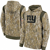 Men's New York Giants Nike Camo 2021 Salute To Service Therma Performance Pullover Hoodie,baseball caps,new era cap wholesale,wholesale hats